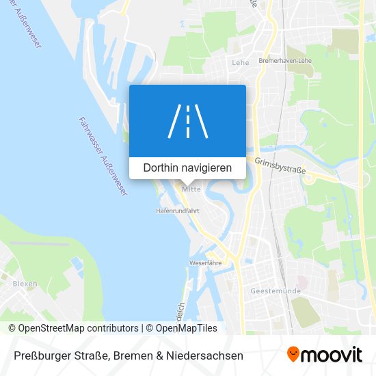 Preßburger Straße Karte