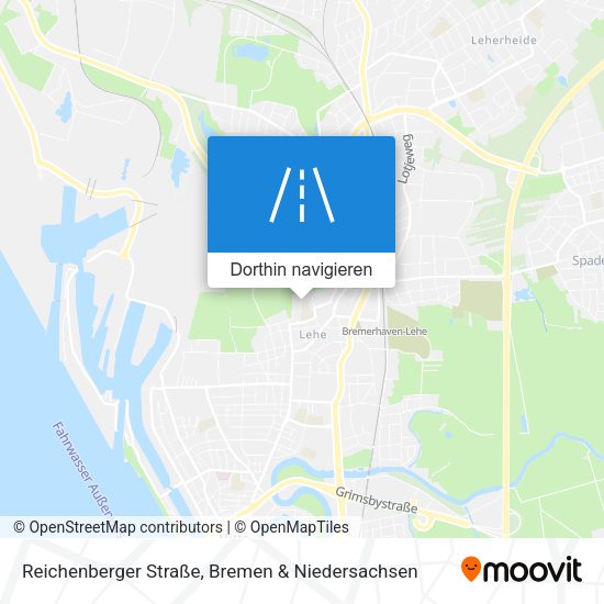 Reichenberger Straße Karte