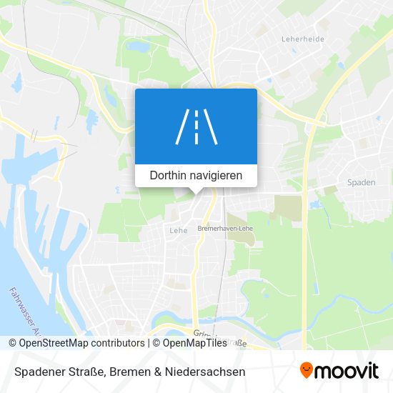 Spadener Straße Karte