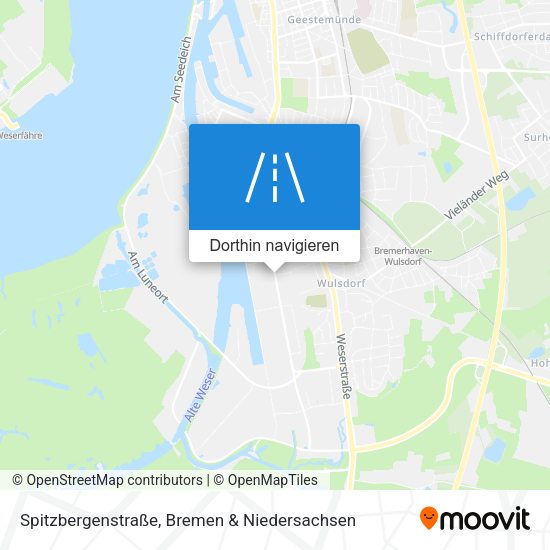 Spitzbergenstraße Karte