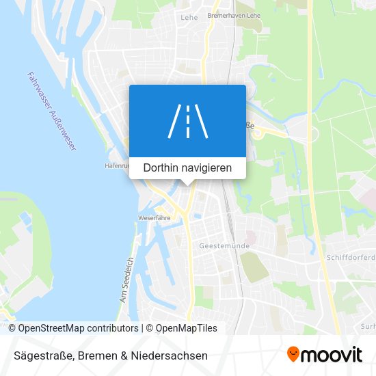 Sägestraße Karte
