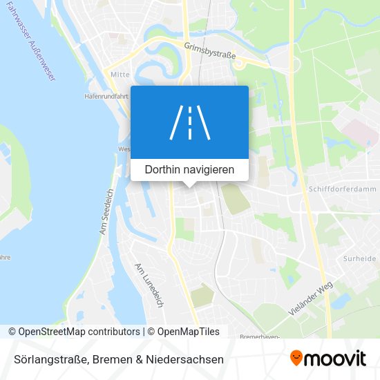 Sörlangstraße Karte