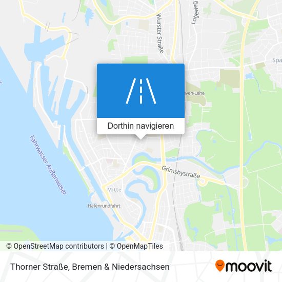 Thorner Straße Karte
