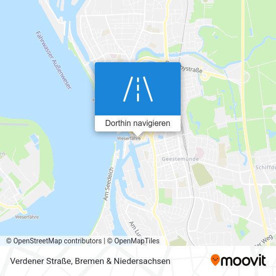 Verdener Straße Karte