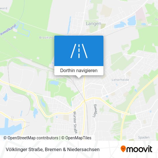 Völklinger Straße Karte