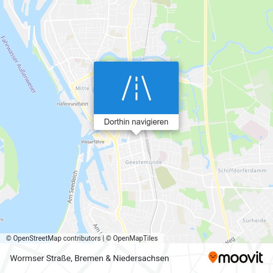 Wormser Straße Karte