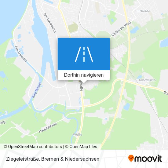 Ziegeleistraße Karte