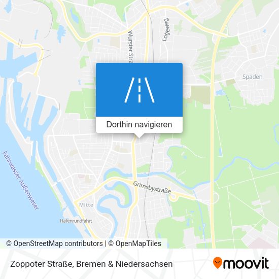 Zoppoter Straße Karte