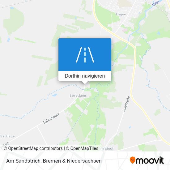 Am Sandstrich Karte