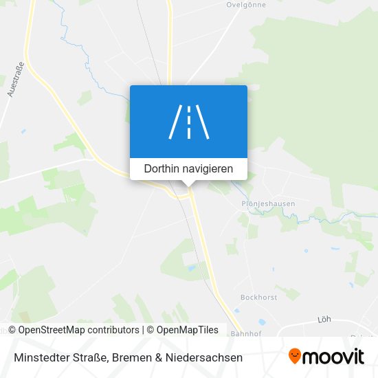 Minstedter Straße Karte