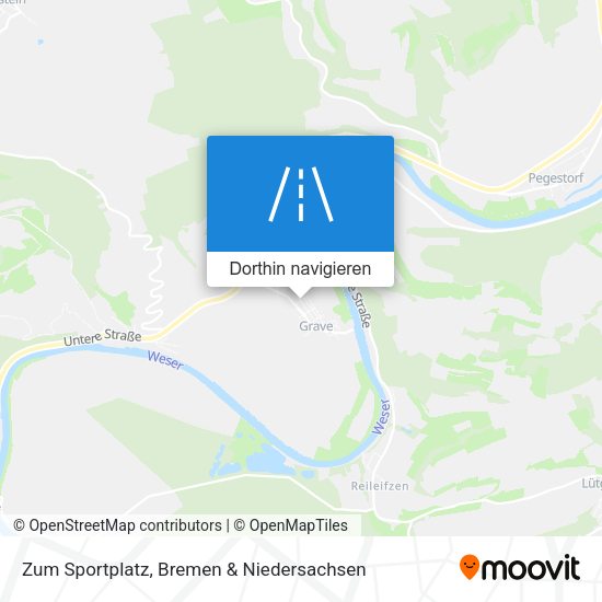 Zum Sportplatz Karte