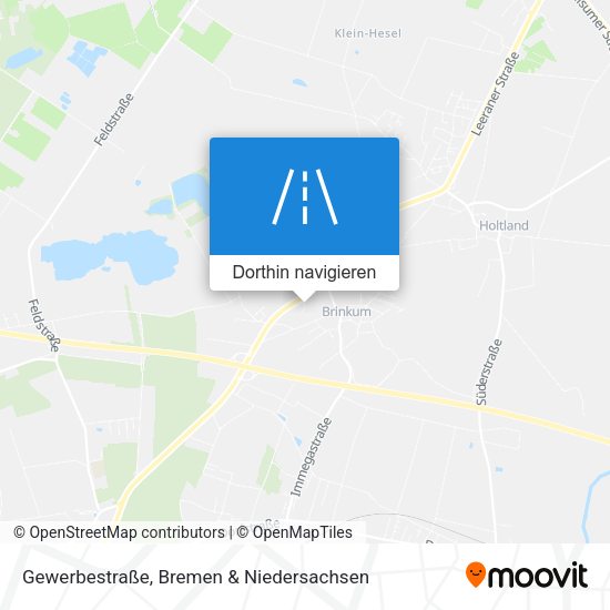 Gewerbestraße Karte