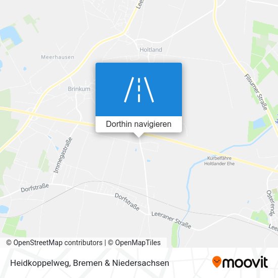 Heidkoppelweg Karte