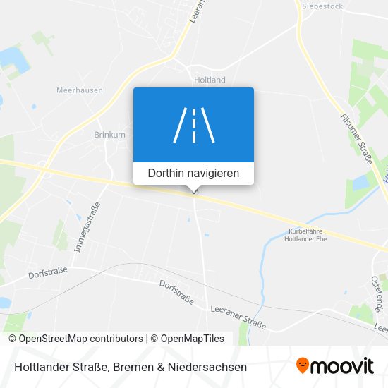 Holtlander Straße Karte