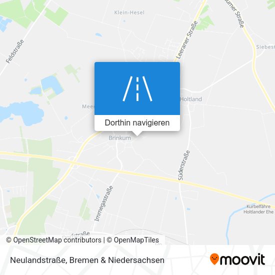 Neulandstraße Karte
