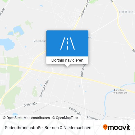 Sudenthronenstraße Karte