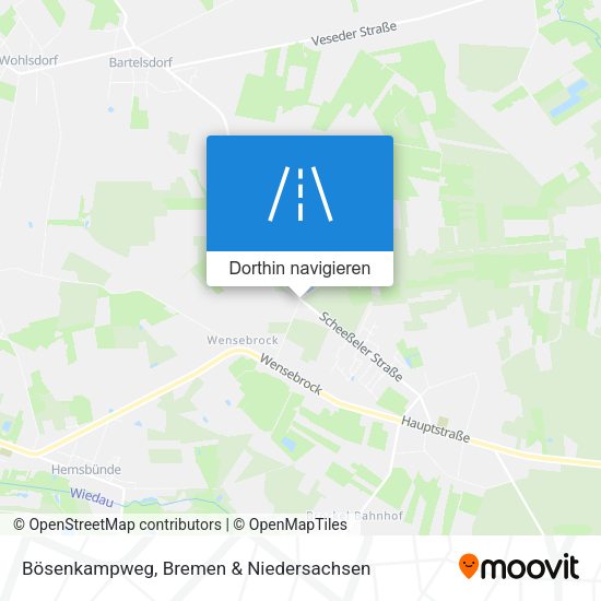 Bösenkampweg Karte