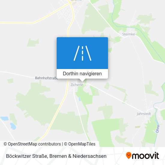 Böckwitzer Straße Karte