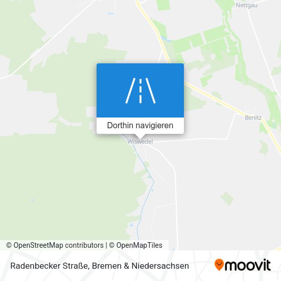 Radenbecker Straße Karte