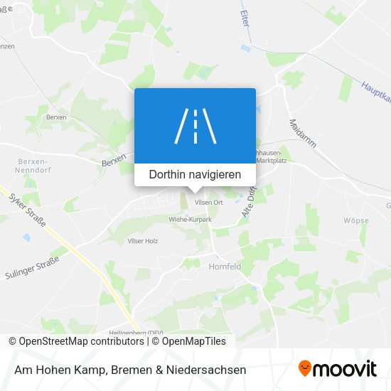 Am Hohen Kamp Karte