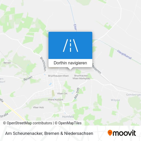 Am Scheunenacker Karte