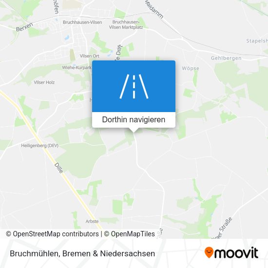 Bruchmühlen Karte