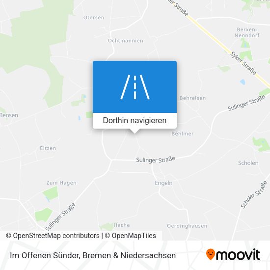 Im Offenen Sünder Karte