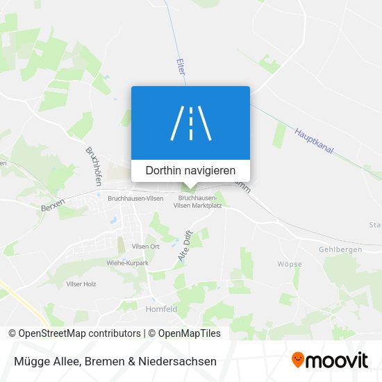 Mügge Allee Karte