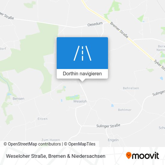 Weseloher Straße Karte