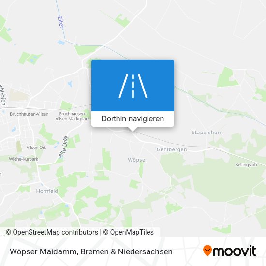Wöpser Maidamm Karte