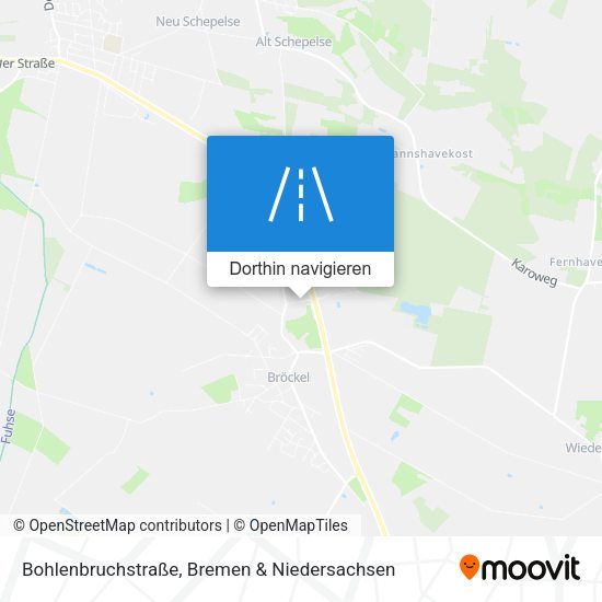Bohlenbruchstraße Karte