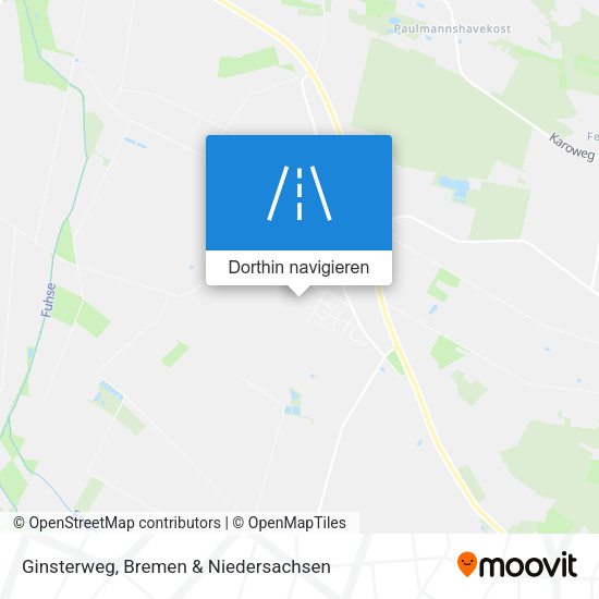 Ginsterweg Karte
