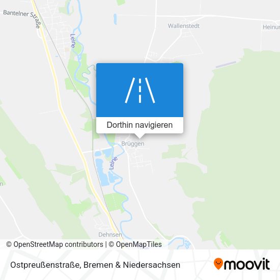 Ostpreußenstraße Karte