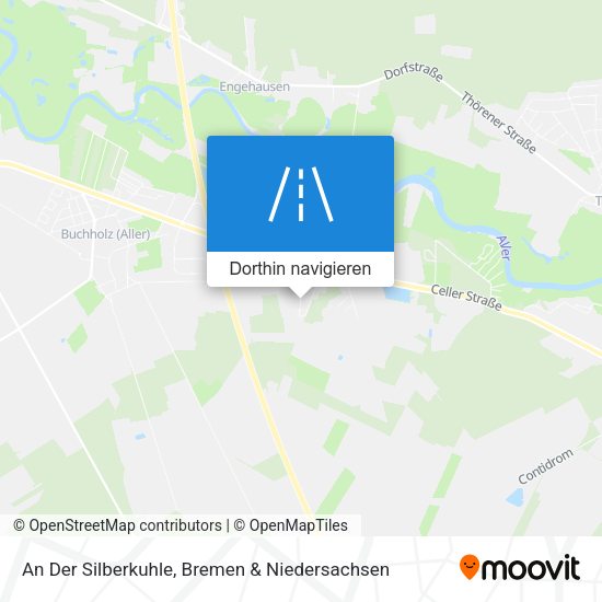 An Der Silberkuhle Karte
