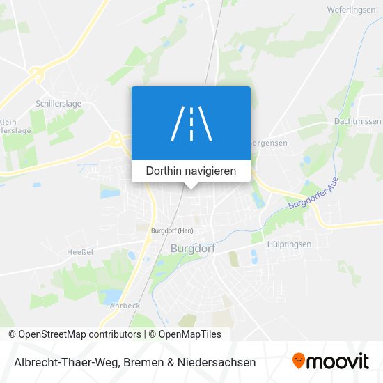 Albrecht-Thaer-Weg Karte