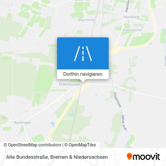 Alte Bundesstraße Karte