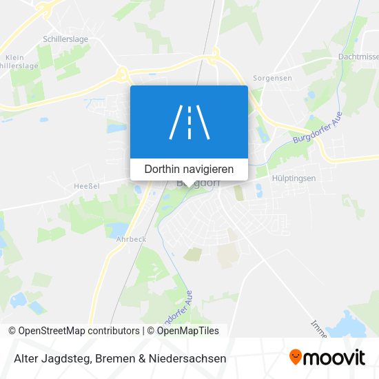 Alter Jagdsteg Karte