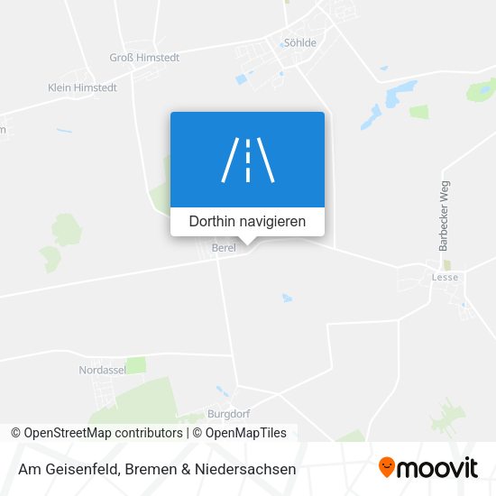 Am Geisenfeld Karte