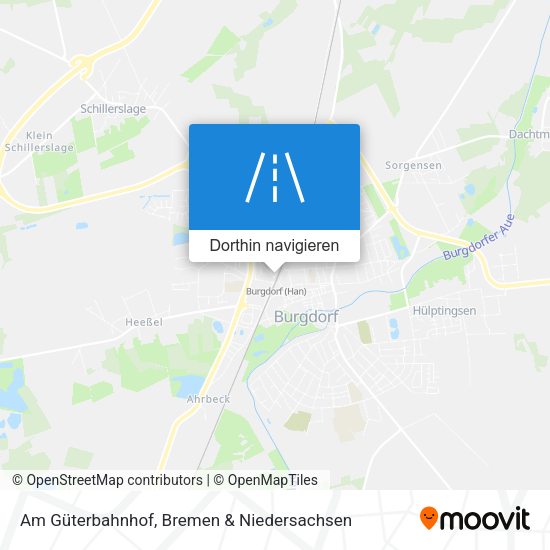 Am Güterbahnhof Karte
