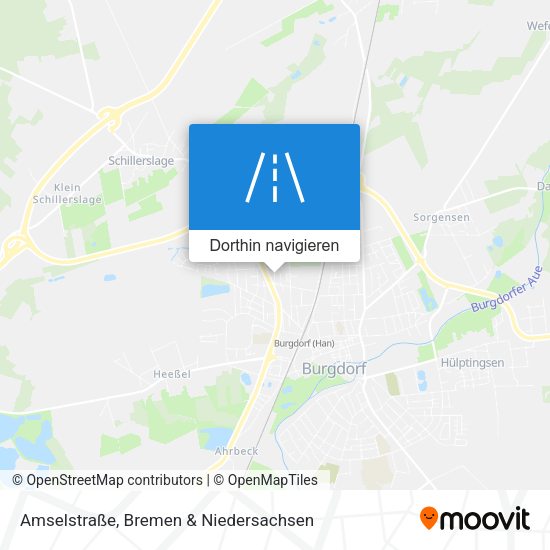 Amselstraße Karte
