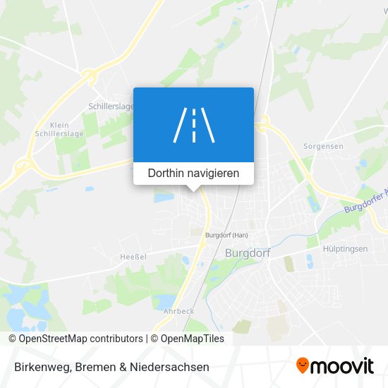 Birkenweg Karte