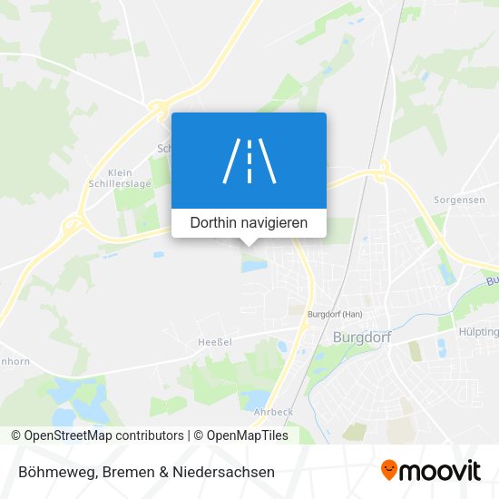 Böhmeweg Karte