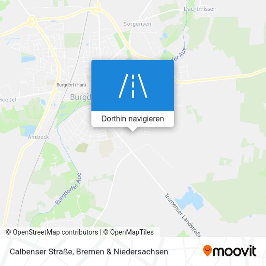 Calbenser Straße Karte