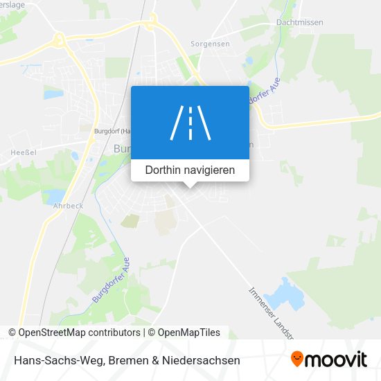 Hans-Sachs-Weg Karte
