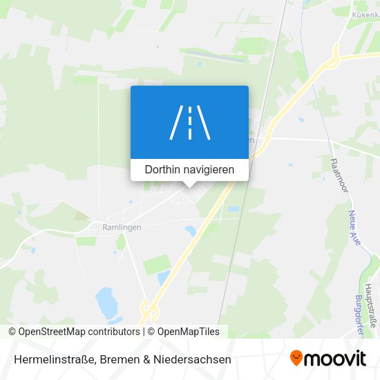 Hermelinstraße Karte