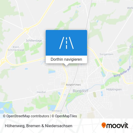 Höhenweg Karte