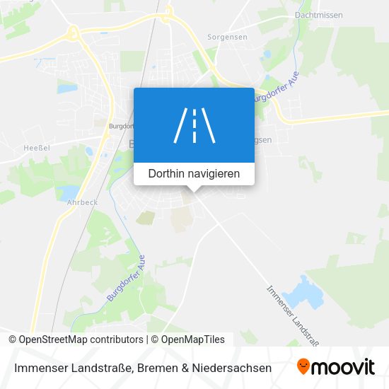 Immenser Landstraße Karte