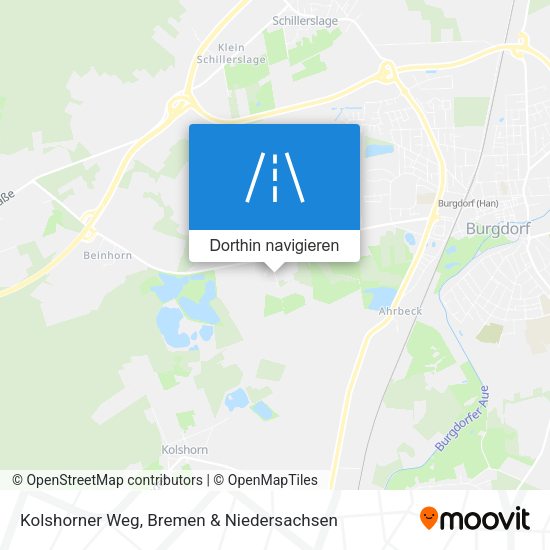 Kolshorner Weg Karte