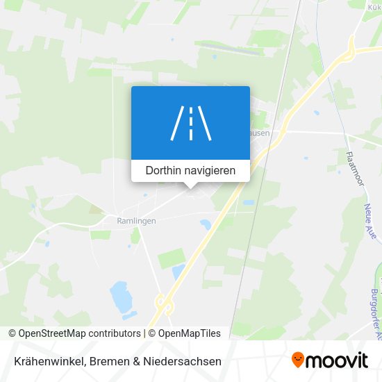 Krähenwinkel Karte
