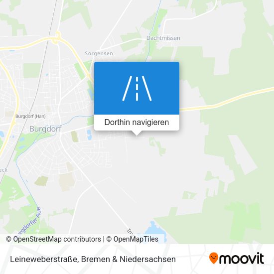 Leineweberstraße Karte